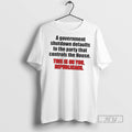 Officials Trending A Government Shutdown Defaults To - Adult & Kids T-Shirts, Sweatshirts & Hoodies apparel design preview 1