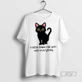 Officials Trending A Little Black Cat Goes With - Adult & Kids T-Shirts, Sweatshirts & Hoodies apparel design preview 1