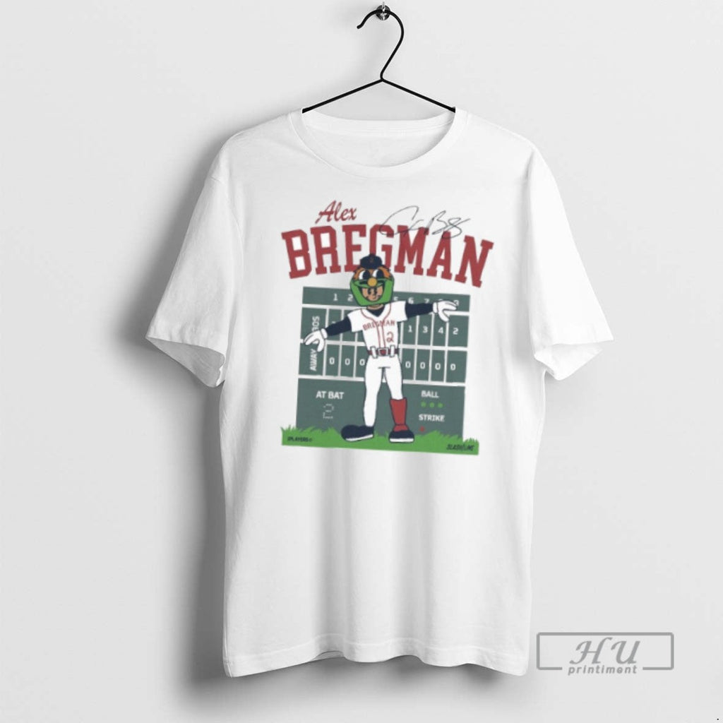 Officials Trending Alex Bregman Boston Red Sox At Bat - Adult & Kids T-Shirts, Sweatshirts & Hoodies apparel design preview 1