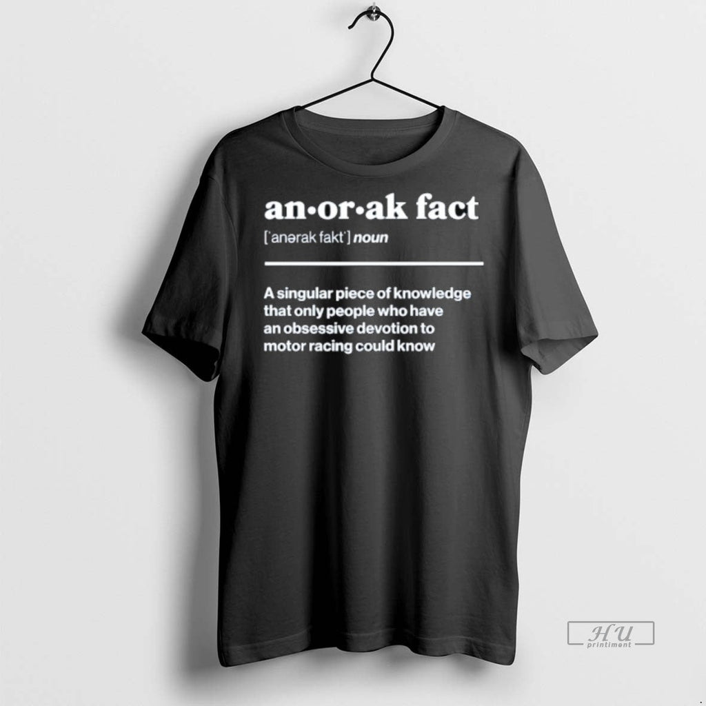 Officials Trending Anorak Facts Noun A Singular Piece - Adult & Kids T-Shirts, Sweatshirts & Hoodies apparel design preview 1