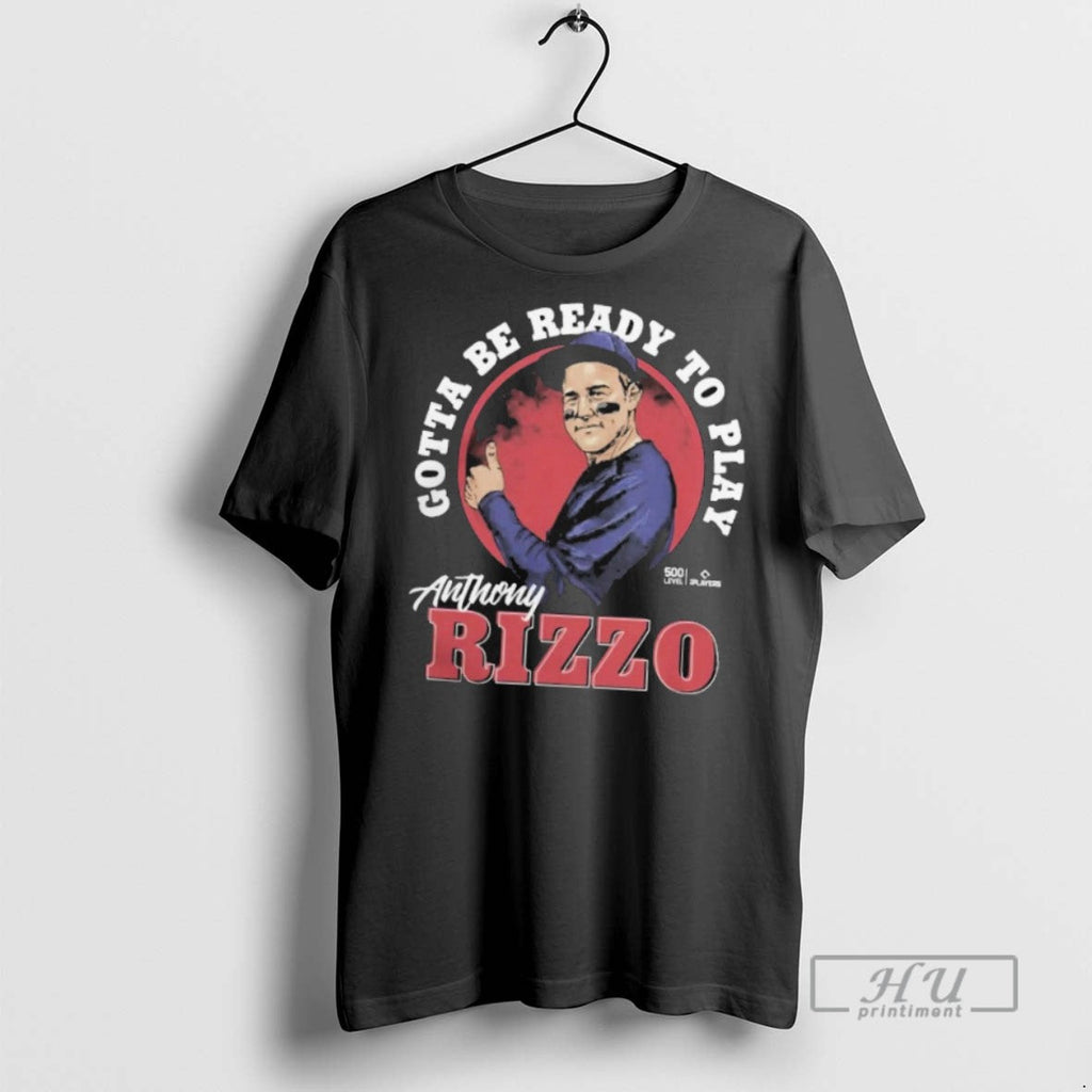 Officials Trending Anthony Rizzo Chicago Cubs Ready - Adult & Kids T-Shirts, Sweatshirts & Hoodies apparel design preview 1