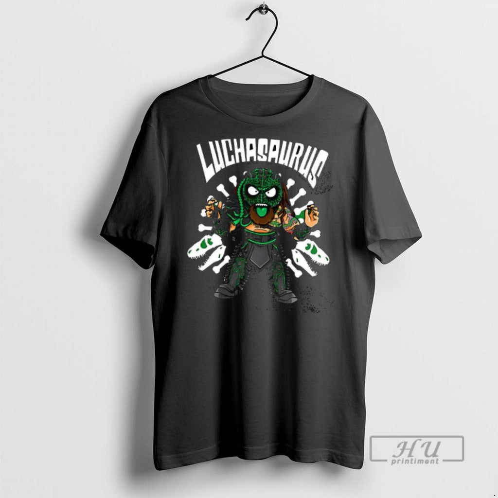 Officials Trending Austin Matelson Awe Luchasaurus - Adult & Kids T-Shirts, Sweatshirts & Hoodies apparel design preview 1