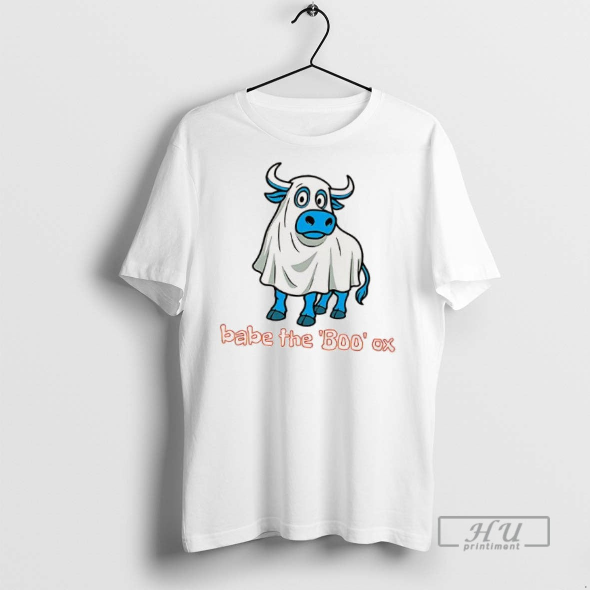 Officials Trending Babe The Boo Ox Ghost Cow - Adult & Kids T-Shirts, Sweatshirts & Hoodies apparel design preview 1