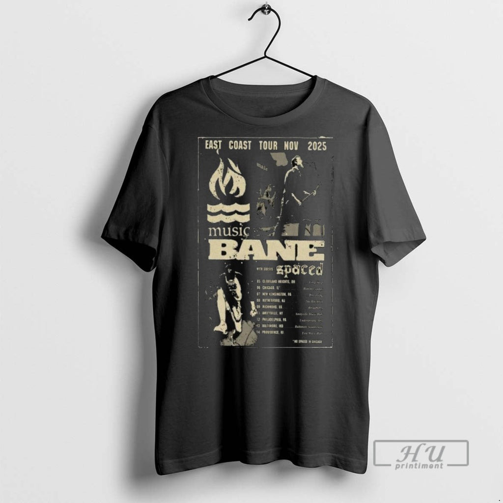Officials Trending Bane Music Fall Tour 2025 Long - Adult & Kids T-Shirts, Sweatshirts & Hoodies apparel design preview 1