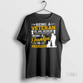 Officials Trending Being A Veteran Is An Honor Granpa - Adult & Kids T-Shirts, Sweatshirts & Hoodies apparel design preview 1