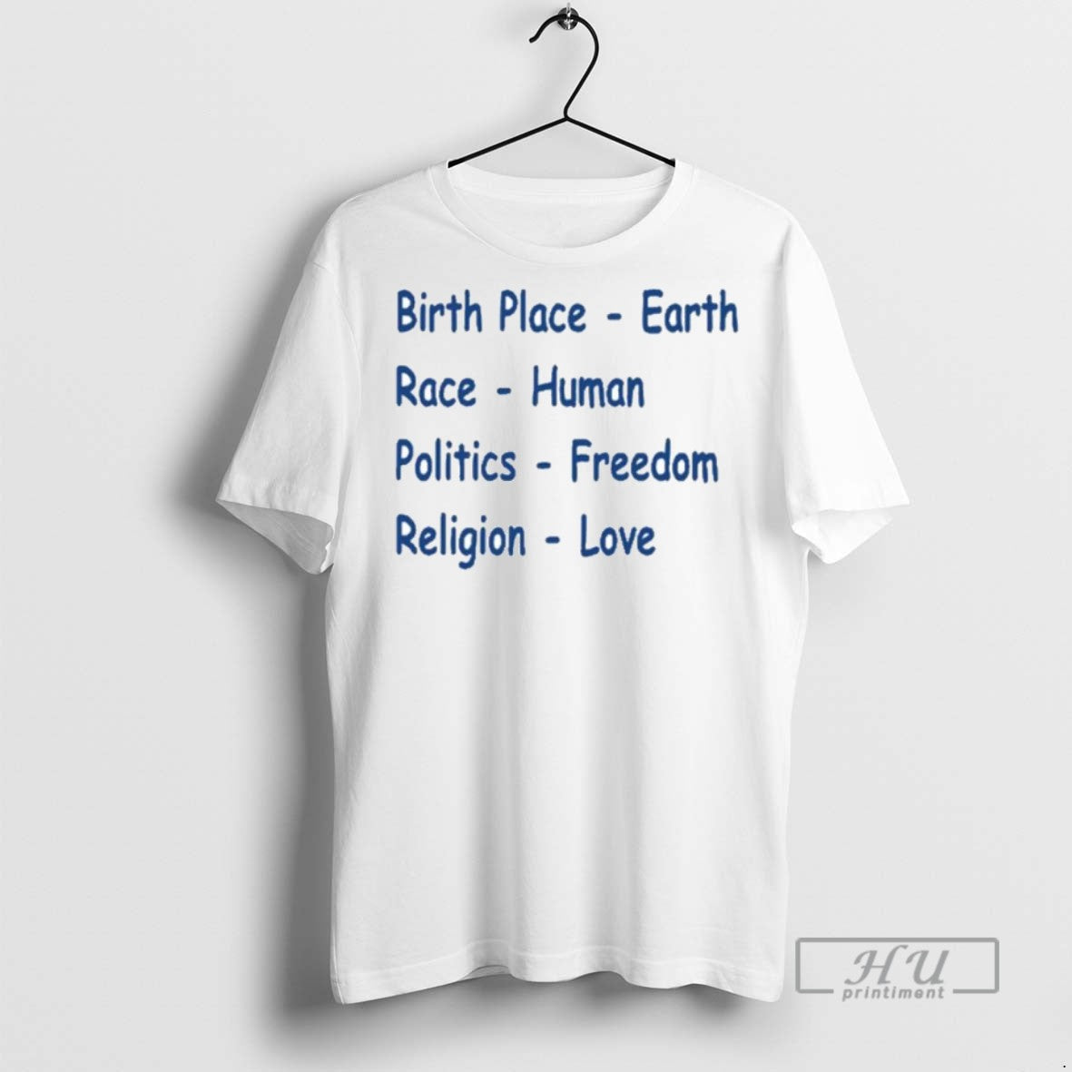 Officials Trending Birth Place Earth Race Human - Adult & Kids T-Shirts, Sweatshirts & Hoodies apparel design preview 1