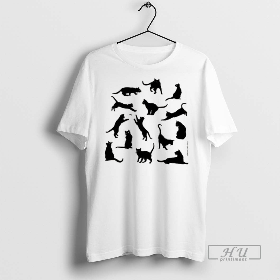 Officials Trending Black Cat Silhouettes - Adult & Kids T-Shirts, Sweatshirts & Hoodies apparel design preview 1
