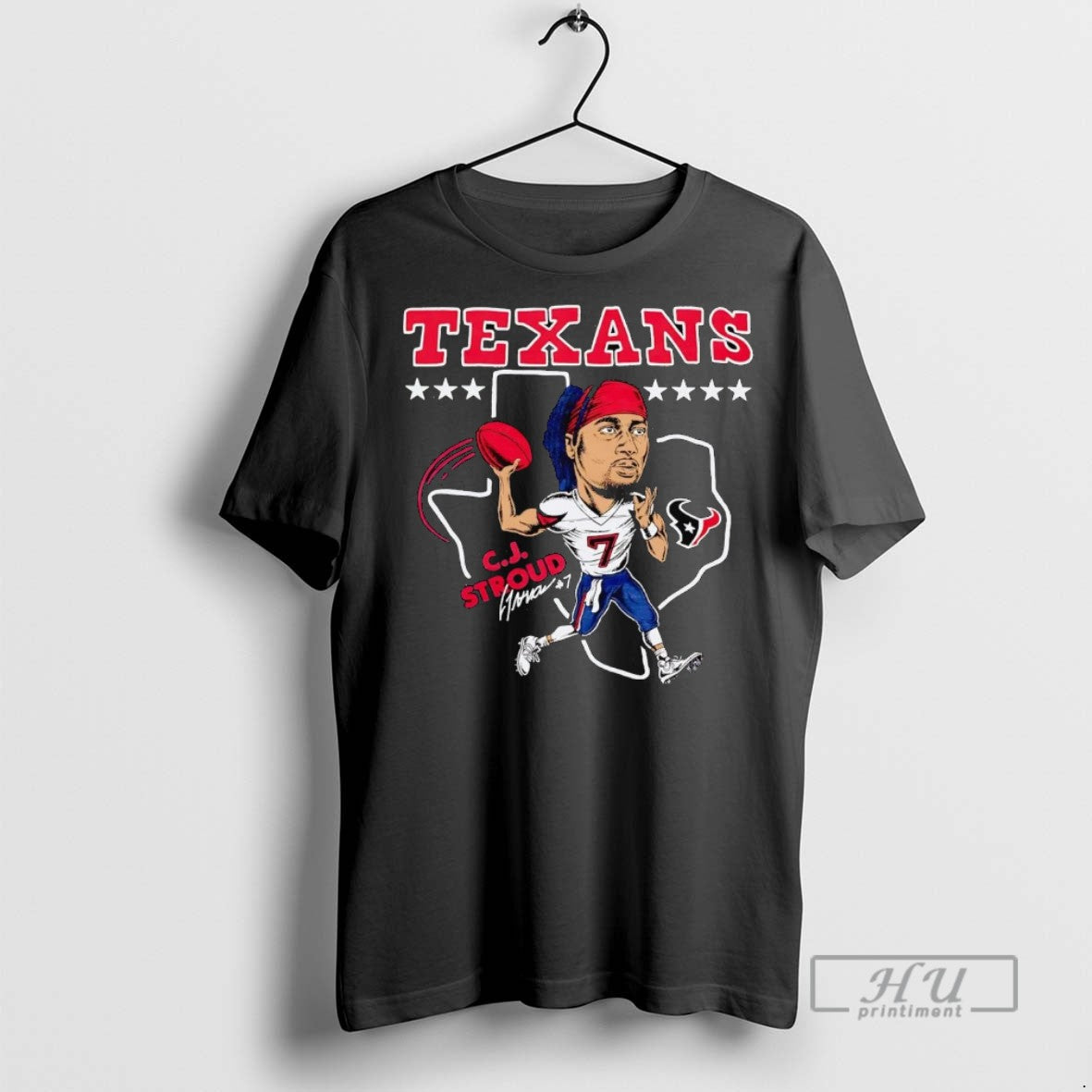 Officials Trending Cj Stroud Superstar Caricature - Adult & Kids T-Shirts, Sweatshirts & Hoodies apparel design preview 1