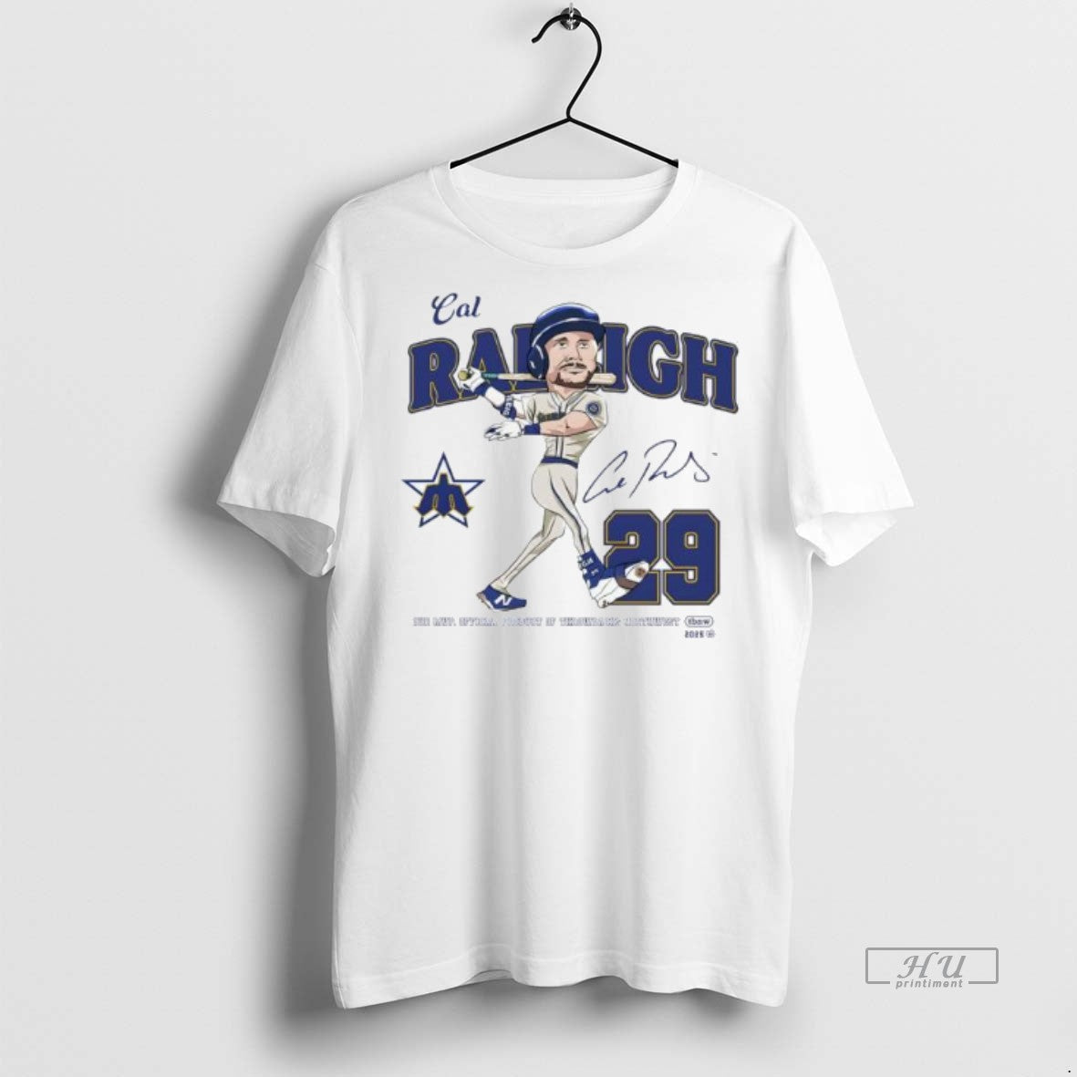 Officials Trending Cal Raleigh Seattle Mariners Our - Adult & Kids T-Shirts, Sweatshirts & Hoodies apparel design preview 1