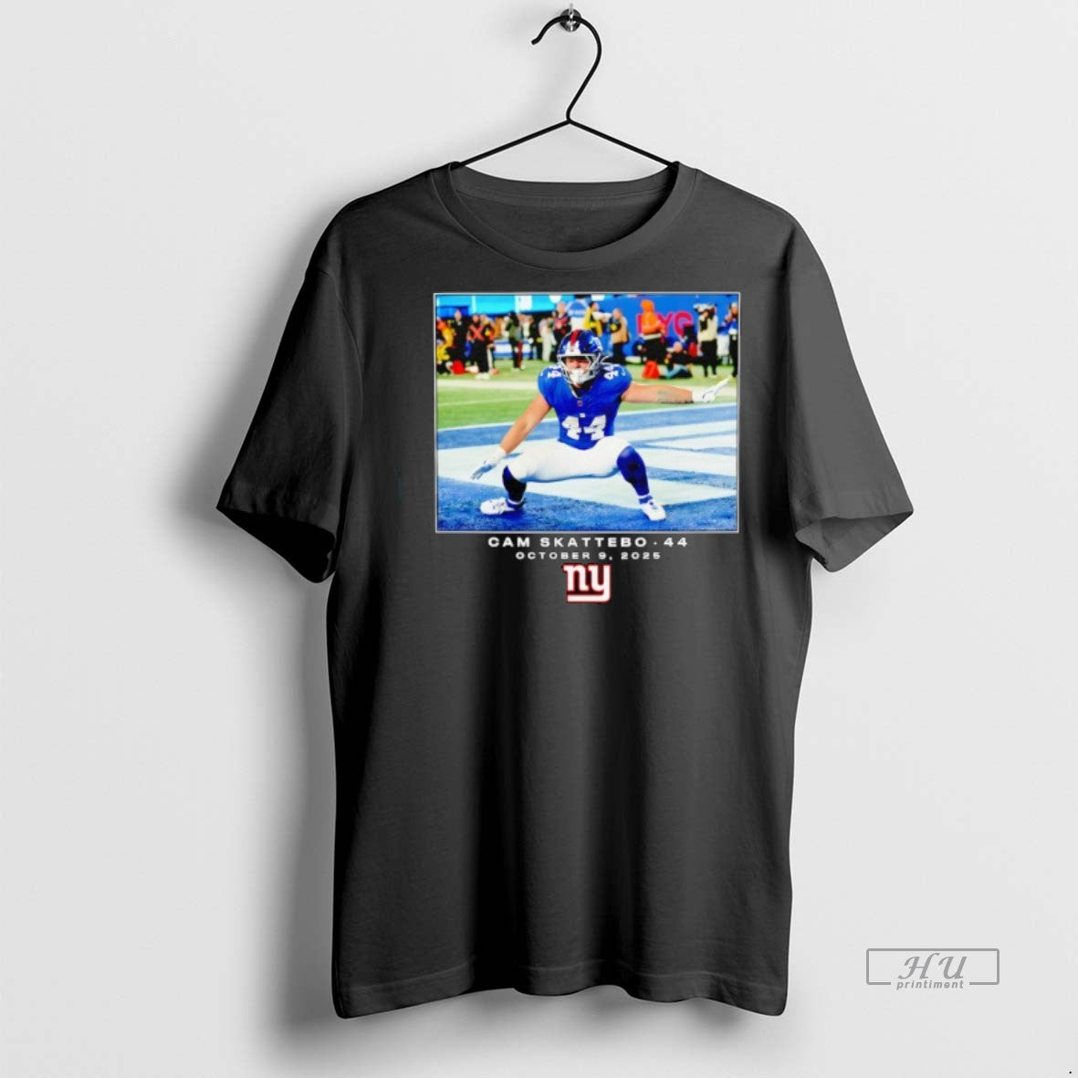 Officials Trending Cam Skattebo New York Giants - Adult & Kids T-Shirts, Sweatshirts & Hoodies apparel design preview 1