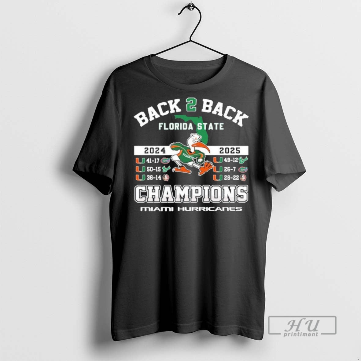 Officials Trending Canes B2b State Champs - Adult & Kids T-Shirts, Sweatshirts & Hoodies apparel design preview 1