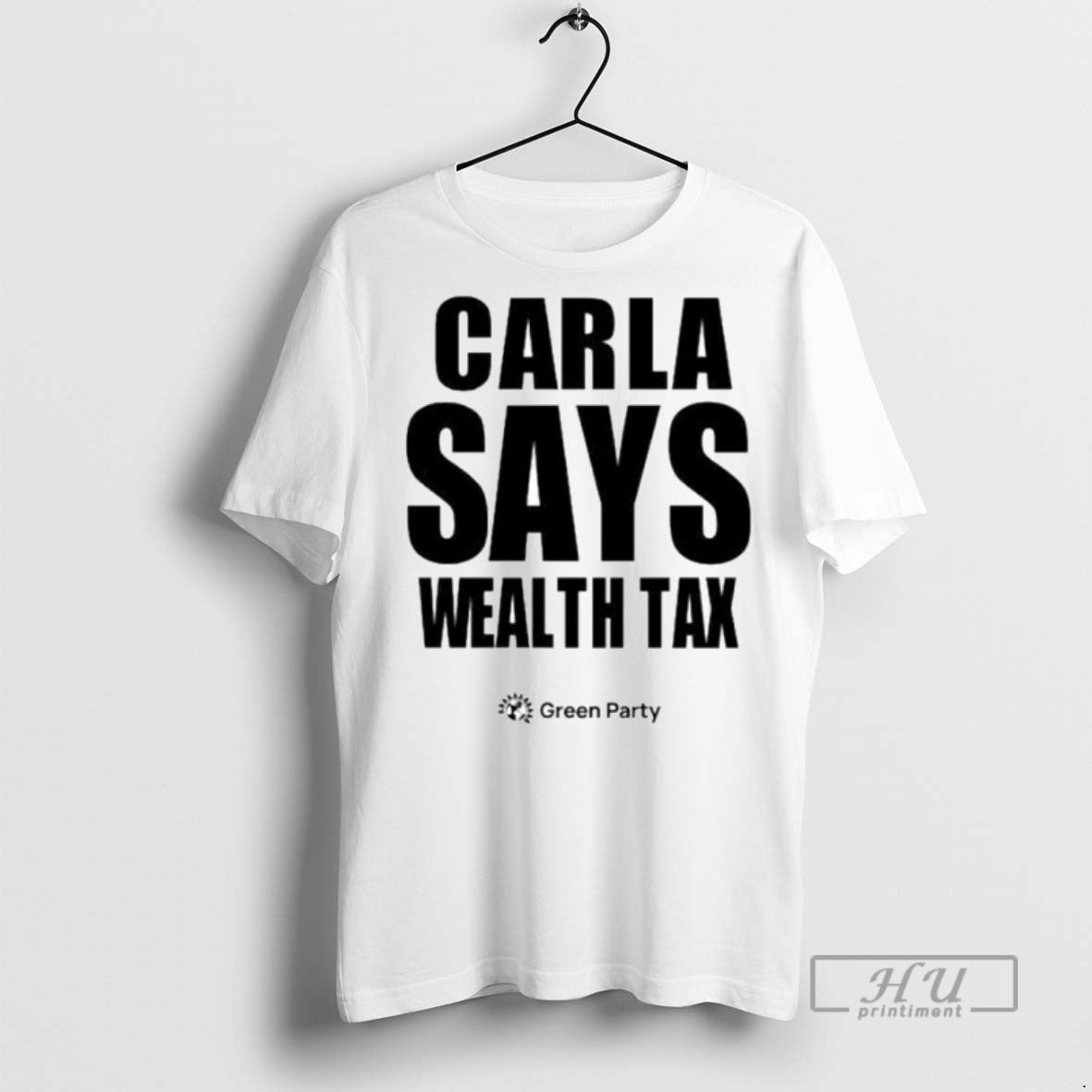 Officials Trending Carla Says Wealth Tax Ornaments - Adult & Kids T-Shirts, Sweatshirts & Hoodies apparel design preview 1
