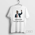 Officials Trending Charlie Kirk Lets Get To Work - Adult & Kids T-Shirts, Sweatshirts & Hoodies apparel design preview 1