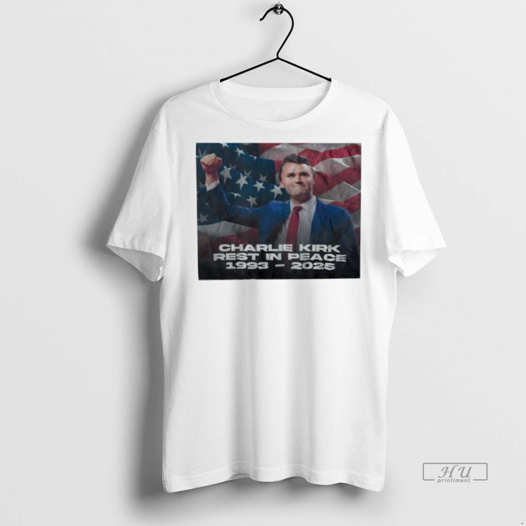 Officials Trending Charlie Kirk Rest In Peace 1993 - Adult & Kids T-Shirts, Sweatshirts & Hoodies apparel design preview 1