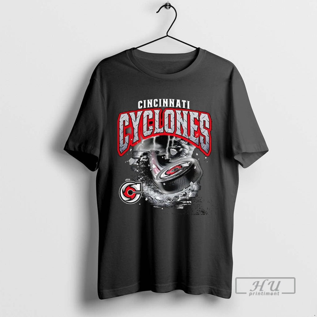 Officials Trending Cincinnati Cyclones Storm Warning - Adult & Kids T-Shirts, Sweatshirts & Hoodies apparel design preview 1