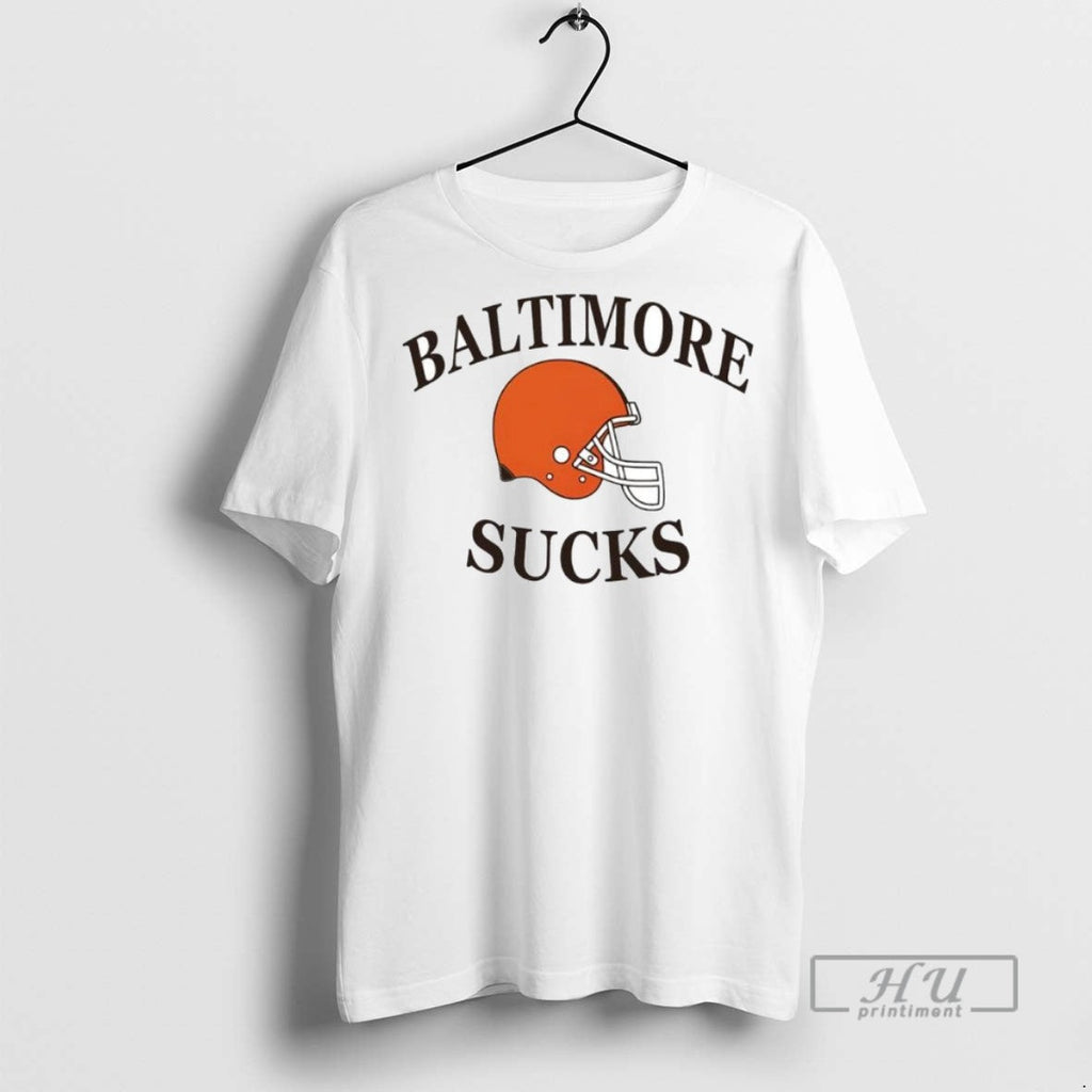 Officials Trending Cleveland Browns Baltimore Sucks - Adult & Kids T-Shirts, Sweatshirts & Hoodies apparel design preview 1