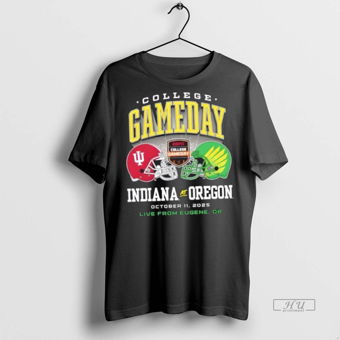 Officials Trending College Gameday Indiana Vs Oregon - Adult & Kids T-Shirts, Sweatshirts & Hoodies apparel design preview 1