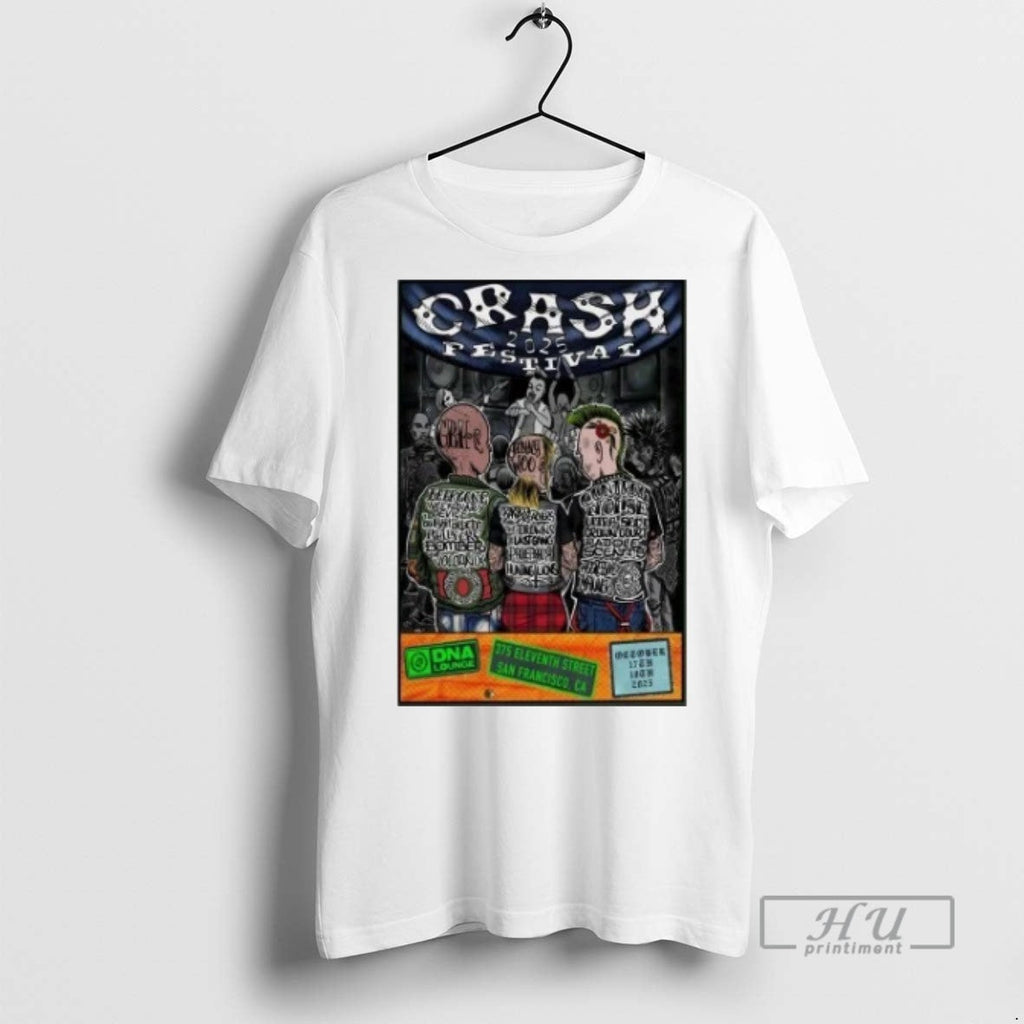 Officials Trending Crash Festival Dna Lounge On Oct - Adult & Kids T-Shirts, Sweatshirts & Hoodies apparel design preview 1