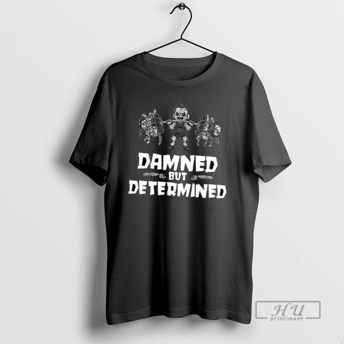 Officials Trending Damned But Determined Zombie - Adult & Kids T-Shirts, Sweatshirts & Hoodies apparel design preview 1