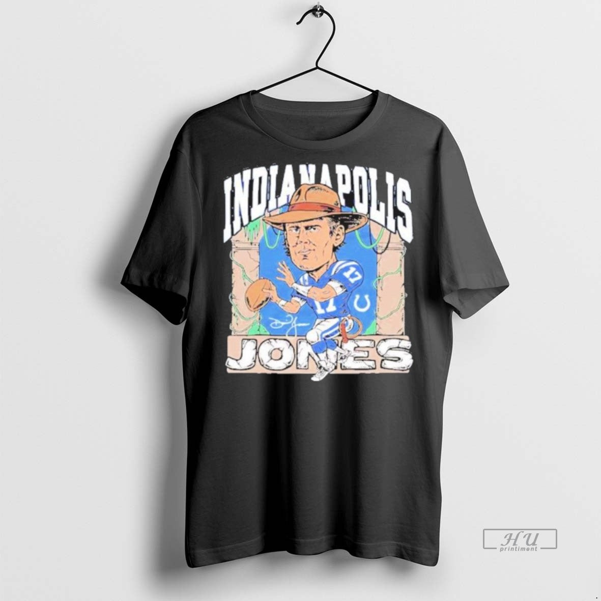 Officials Trending Daniel Jones Indianapolis Colts - Adult & Kids T-Shirts, Sweatshirts & Hoodies apparel design preview 1