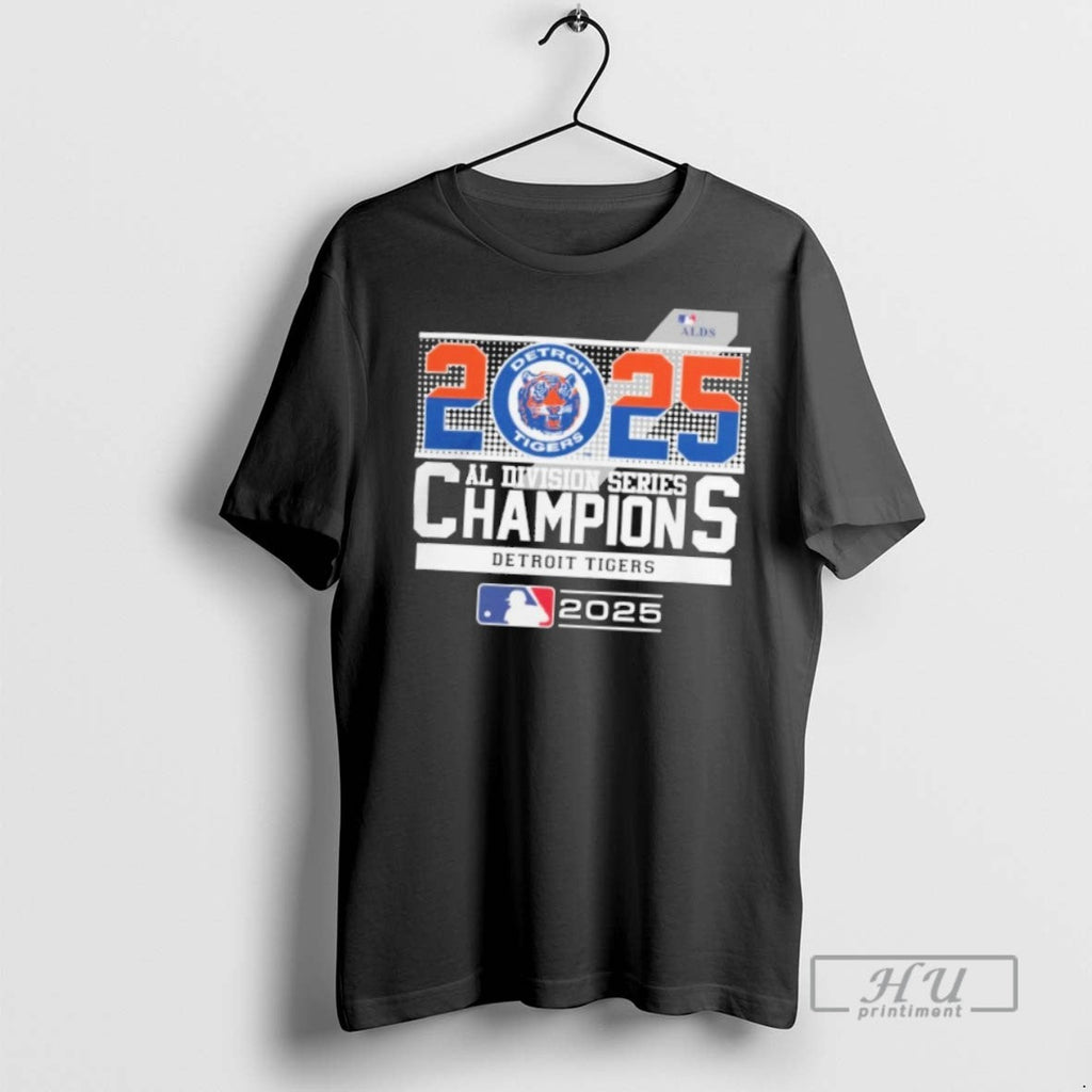 Officials Trending Detroit Tigers 2025 Al Division - Adult & Kids T-Shirts, Sweatshirts & Hoodies apparel design preview 1