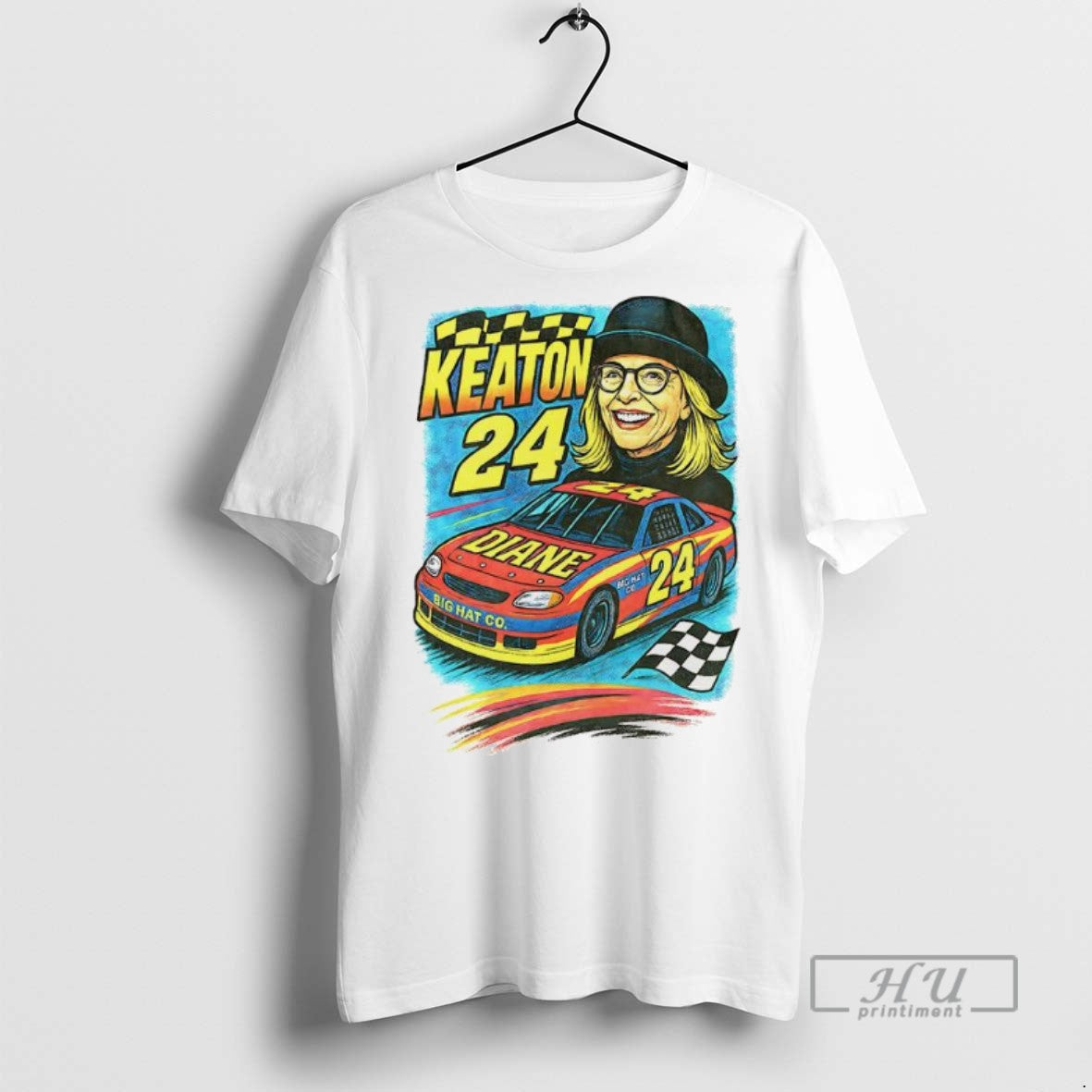 Officials Trending Diane Keaton Nascar Racing 90s Big - Adult & Kids T-Shirts, Sweatshirts & Hoodies apparel design preview 1