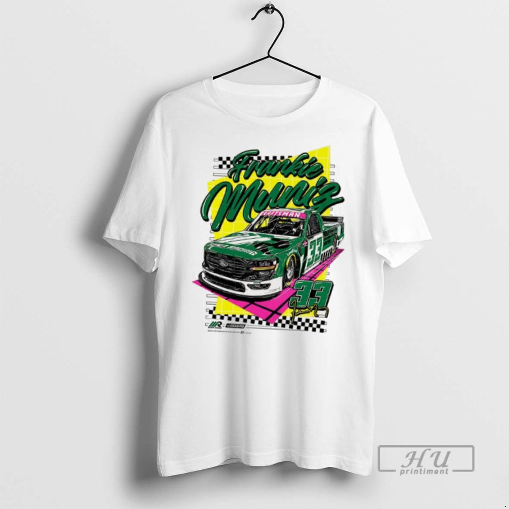 Officials Trending Frankie Muniz 33 Nascar Signature - Adult & Kids T-Shirts, Sweatshirts & Hoodies apparel design preview 1