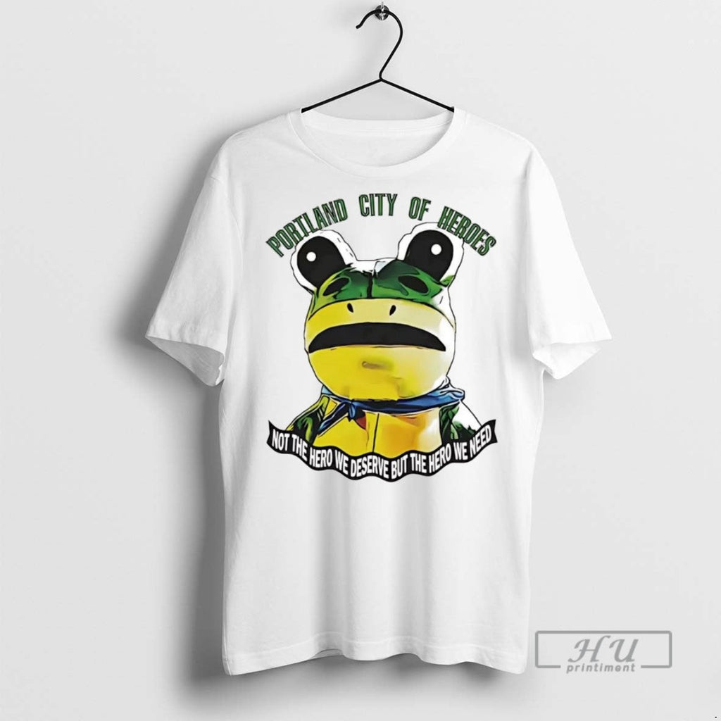 Officials Trending Frog Portland City Of Heroes Not - Adult & Kids T-Shirts, Sweatshirts & Hoodies apparel design preview 1