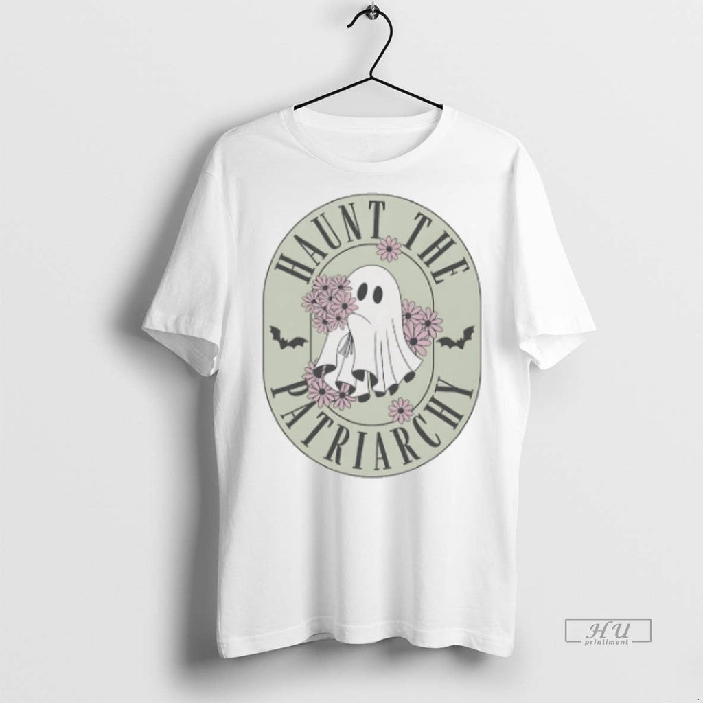 Officials Trending Ghost With Flowers Haunt The - Adult & Kids T-Shirts, Sweatshirts & Hoodies apparel design preview 1