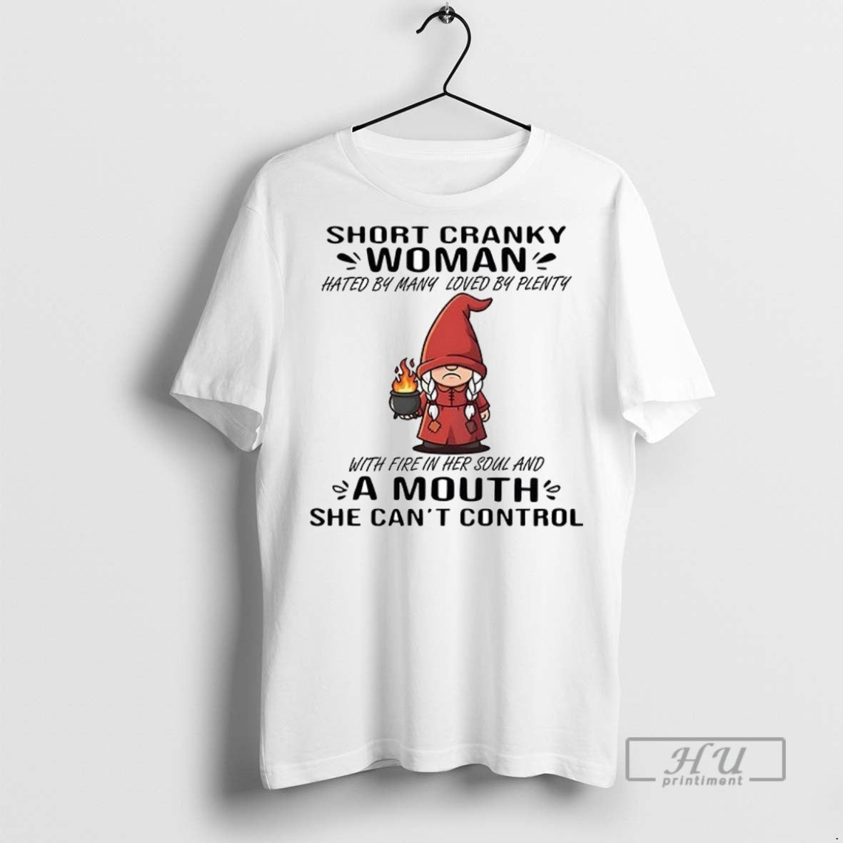 Officials Trending Gnome Short Cranky Woman Hated By - Adult & Kids T-Shirts, Sweatshirts & Hoodies apparel design preview 1