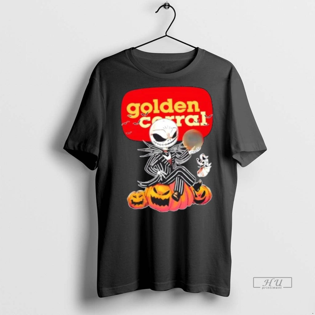Officials Trending Golden Corral X Jack Skellington - Adult & Kids T-Shirts, Sweatshirts & Hoodies apparel design preview 1