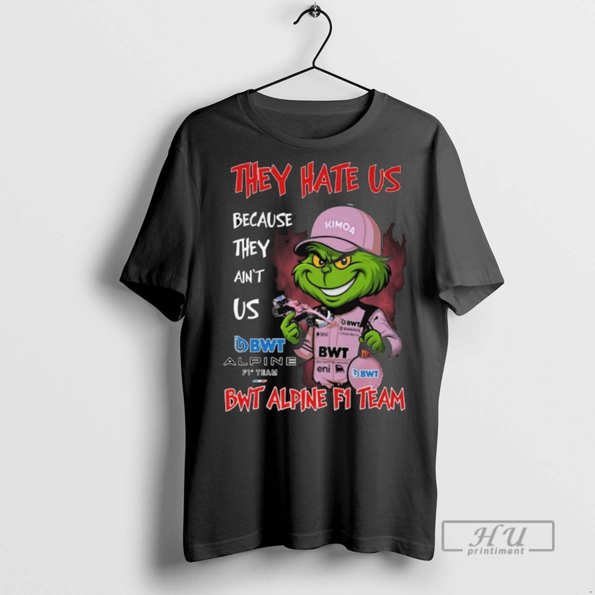 Officials Trending Grinch They Hate Us Because Aint - Adult & Kids T-Shirts, Sweatshirts & Hoodies apparel design preview 1