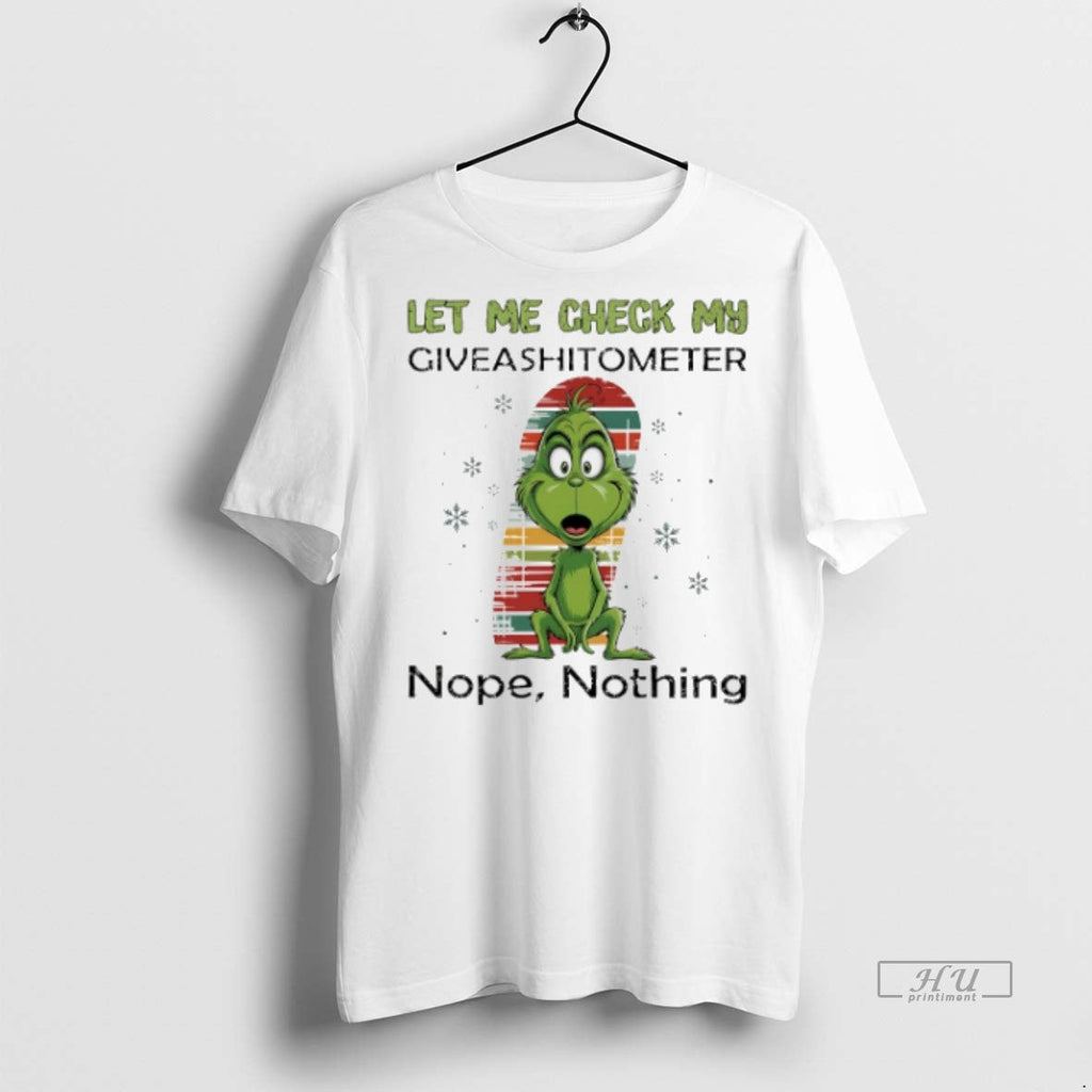 Officials Trending Grinch Let Me Check My - Adult & Kids T-Shirts, Sweatshirts & Hoodies apparel design preview 1