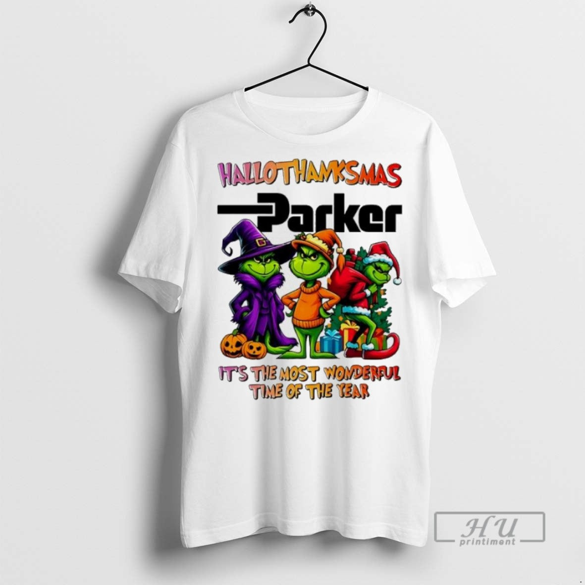 Officials Trending Grinch X Parker Hannifin Its The - Adult & Kids T-Shirts, Sweatshirts & Hoodies apparel design preview 1