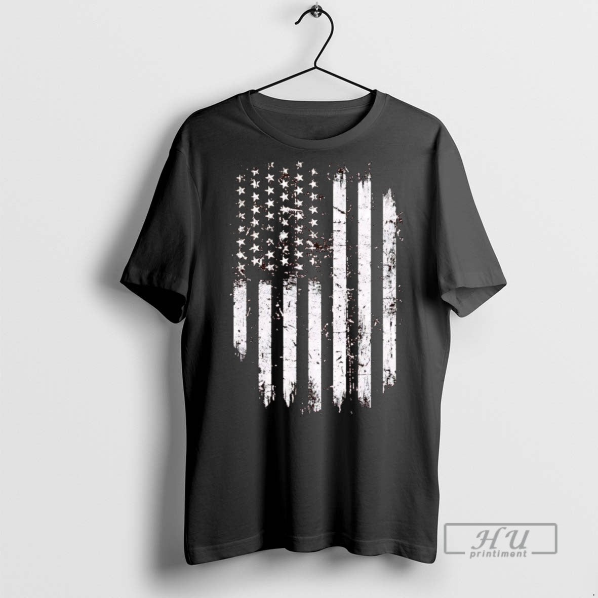 Officials Trending Grunge Usa Flag Graphic - Adult & Kids T-Shirts, Sweatshirts & Hoodies apparel design preview 1