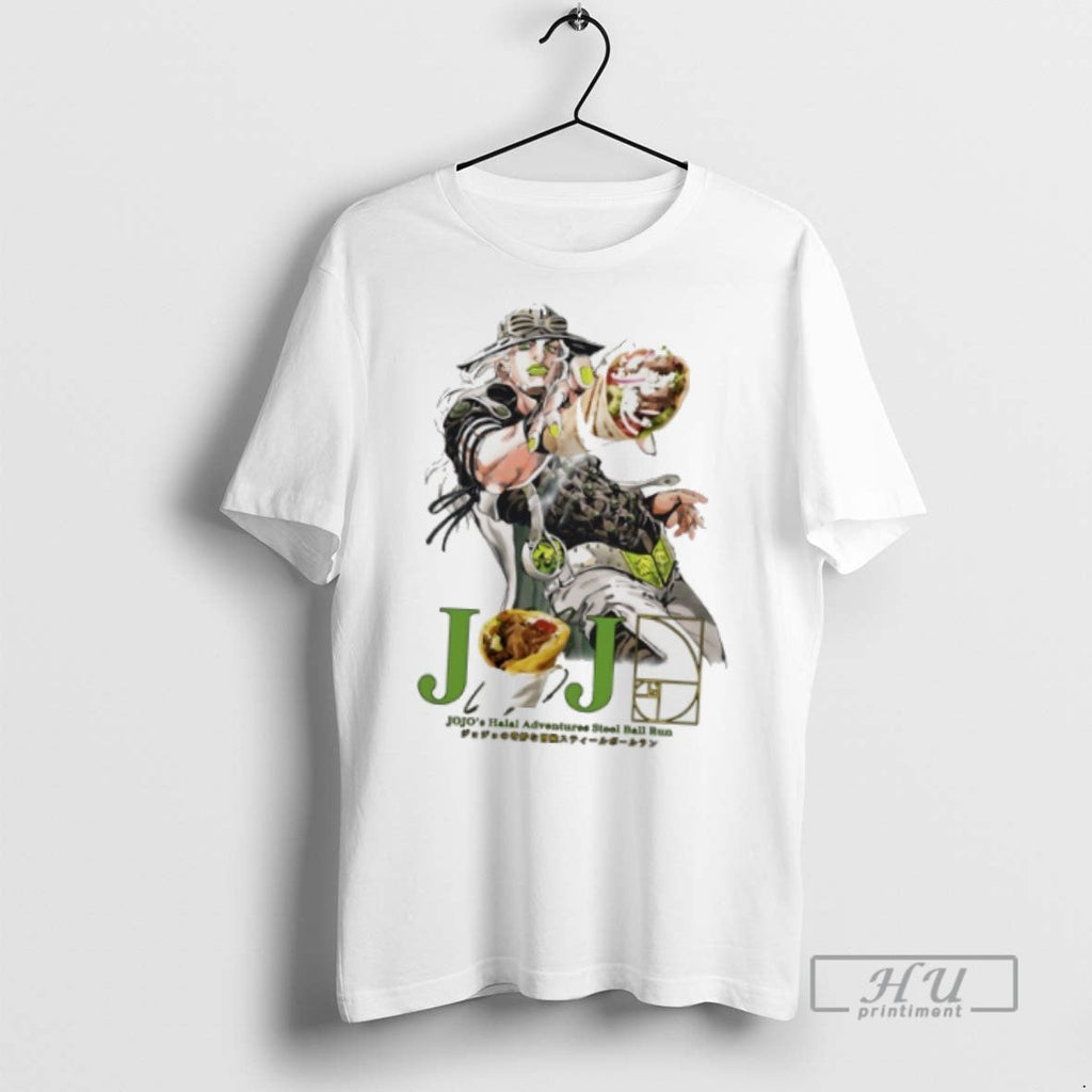 Officials Trending Gyro Jojos Halal Adventures Steel - Adult & Kids T-Shirts, Sweatshirts & Hoodies apparel design preview 1