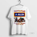 Officials Trending Hallothanksmas Characters Vs Aldi - Adult & Kids T-Shirts, Sweatshirts & Hoodies apparel design preview 1