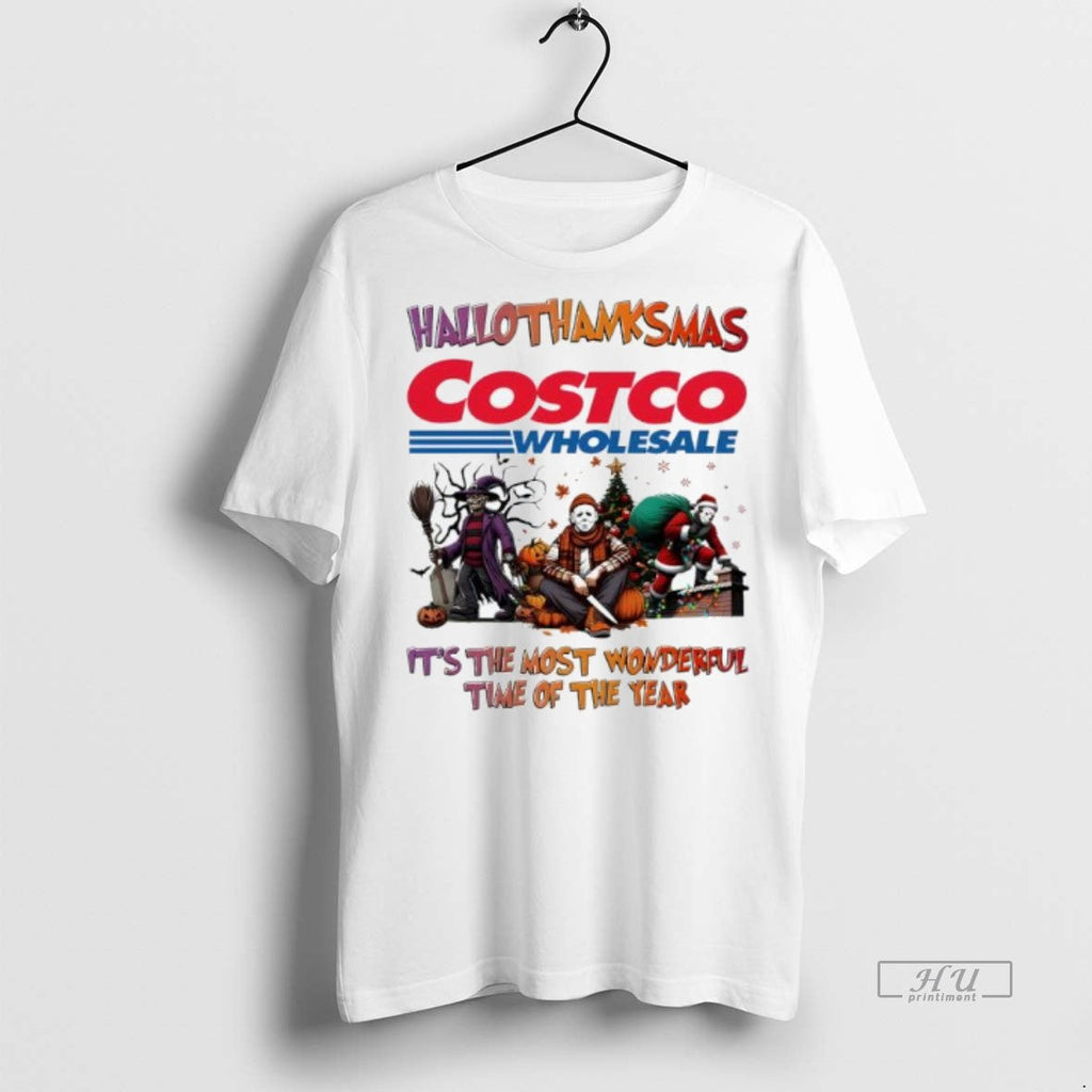 Officials Trending Hallothanksmas Characters Vs - Adult & Kids T-Shirts, Sweatshirts & Hoodies apparel design preview 1