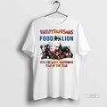 Officials Trending Hallothanksmas Characters Vs Food - Adult & Kids T-Shirts, Sweatshirts & Hoodies apparel design preview 1