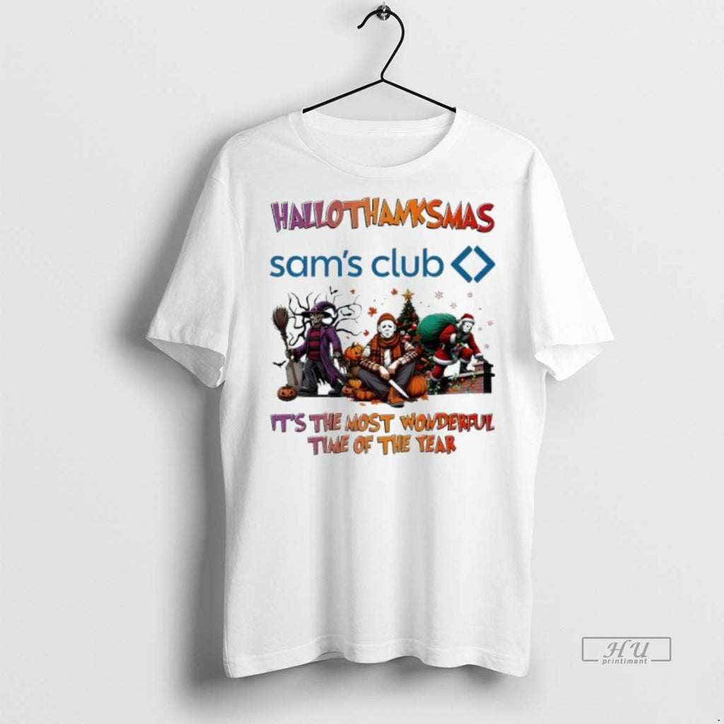Officials Trending Hallothanksmas Characters Vs Sams - Adult & Kids T-Shirts, Sweatshirts & Hoodies apparel design preview 1