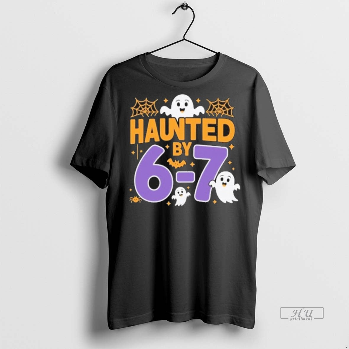 Officials Trending Haunted By 6 7 Six Seven Halloween - Adult & Kids T-Shirts, Sweatshirts & Hoodies apparel design preview 1