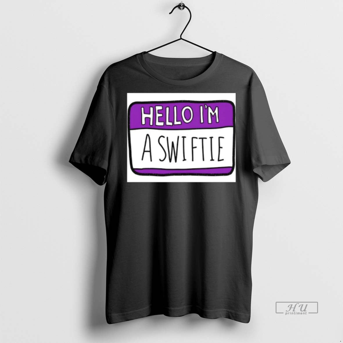 Officials Trending Hello Im A Swiftie Name Tag - Adult & Kids T-Shirts, Sweatshirts & Hoodies apparel design preview 1