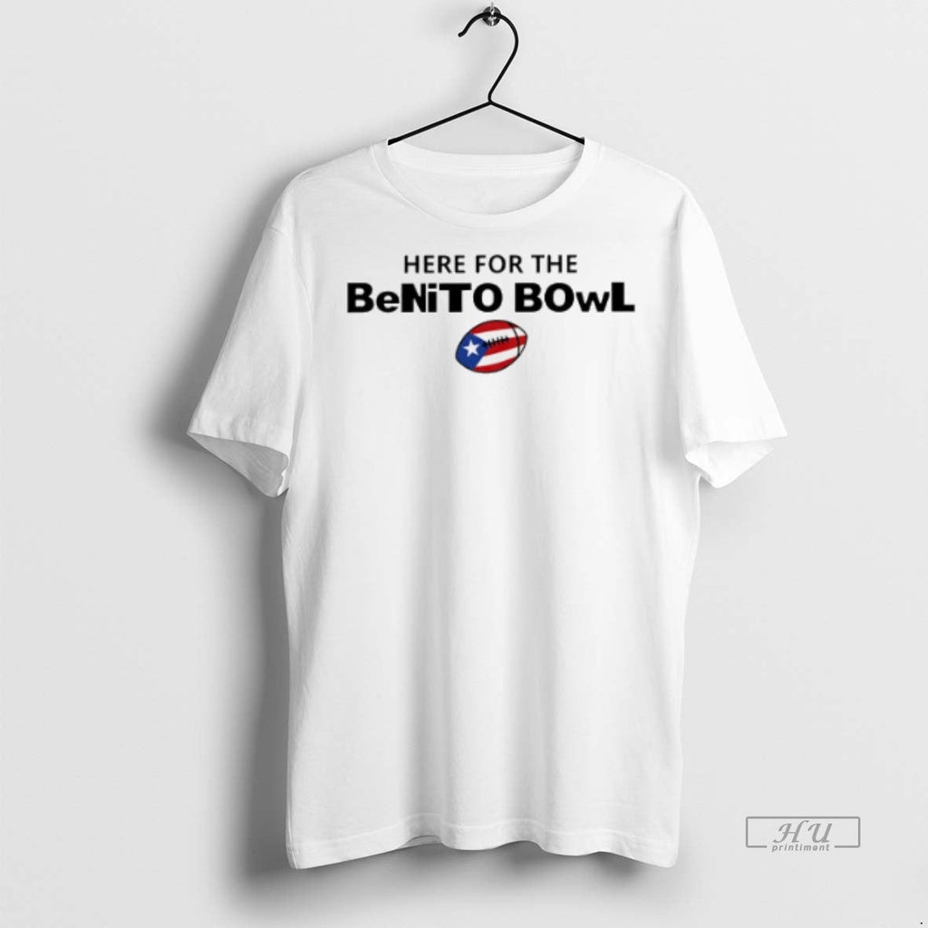 Officials Trending Here For The Benito Bowl Bad Bunny - Adult & Kids T-Shirts, Sweatshirts & Hoodies apparel design preview 1