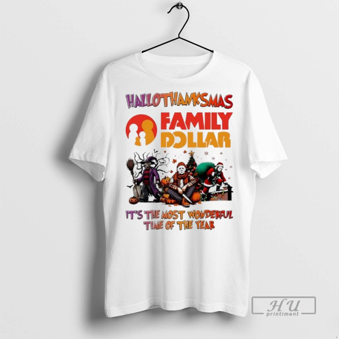 Officials Trending Horror Movies X Family Dollar Its - Adult & Kids T-Shirts, Sweatshirts & Hoodies apparel design preview 1