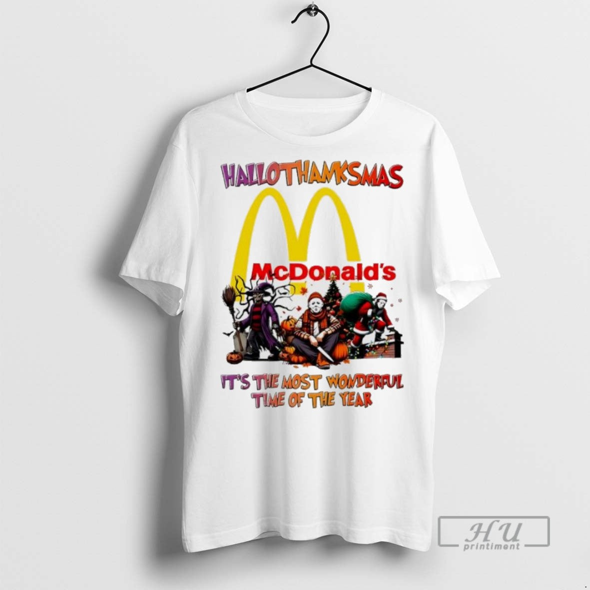 Officials Trending Horror Movies X Mcdonalds Its The - Adult & Kids T-Shirts, Sweatshirts & Hoodies apparel design preview 1