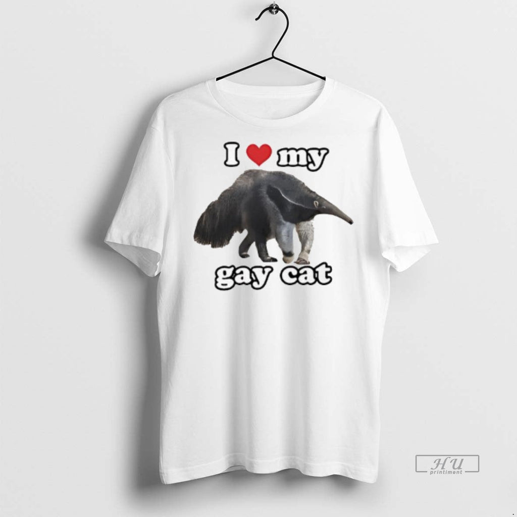 Officials Trending I Love My Gay Cat Giant Anteater - Adult & Kids T-Shirts, Sweatshirts & Hoodies apparel design preview 1