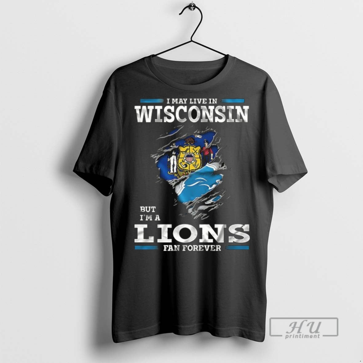 Officials Trending I May Live In Wisconsin But Im A - Adult & Kids T-Shirts, Sweatshirts & Hoodies apparel design preview 1