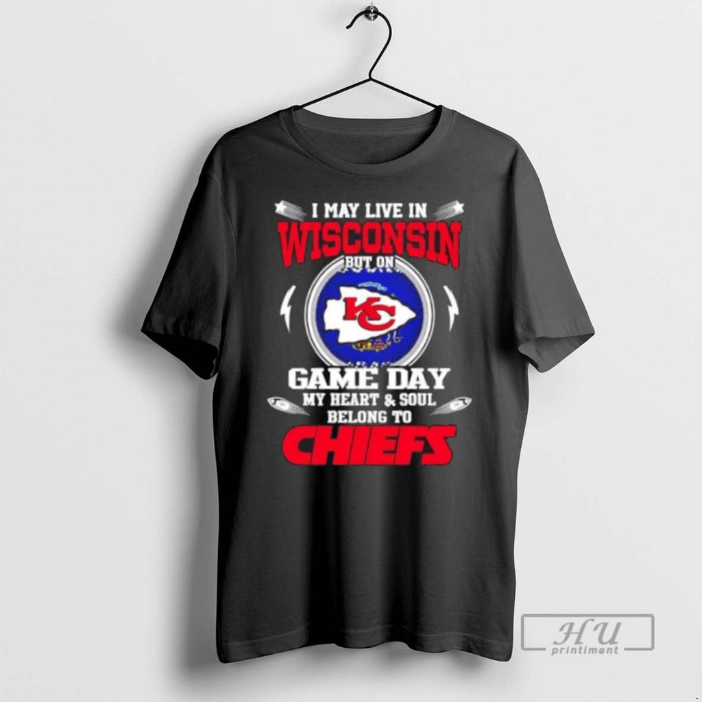 Officials Trending I May Live In Wisconsin But On - Adult & Kids T-Shirts, Sweatshirts & Hoodies apparel design preview 1
