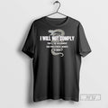 Officials Trending I Will Not Comply This Is The - Adult & Kids T-Shirts, Sweatshirts & Hoodies apparel design preview 1
