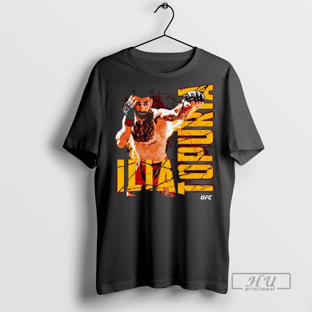 Officials Trending Ilia Topuria Punch Ufc Fighter - Adult & Kids T-Shirts, Sweatshirts & Hoodies apparel design preview 1